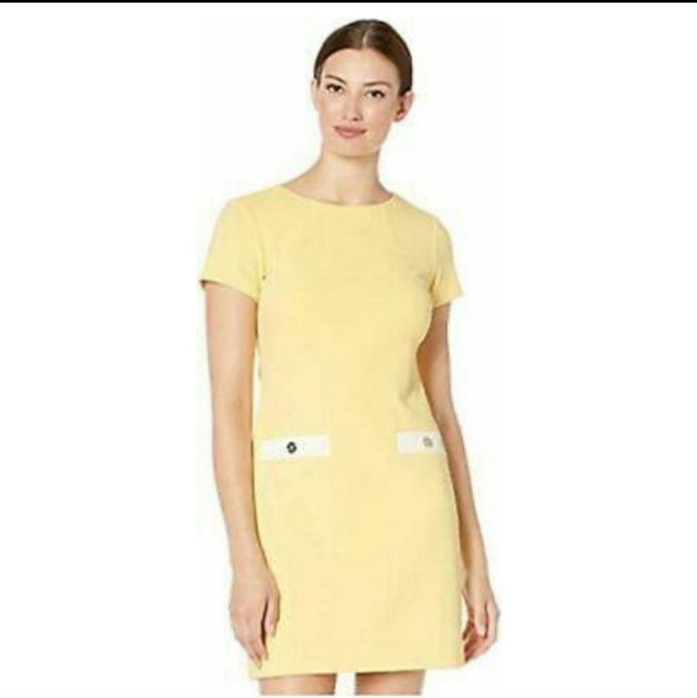 Tommy Hilfiger Yellow Shift Dress